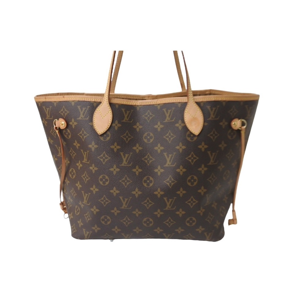 Louis Vuitton Neverfull Monogram Tote Brown Bag - Picture 3 of 8